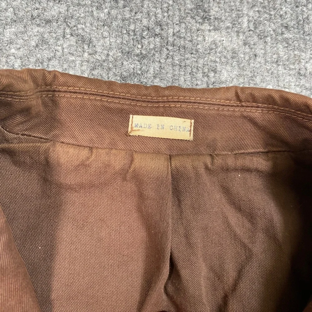 J. Crew Mens Broken-In Chino Blazer Brown Cotton Sport Coat Large 3594-05-3617